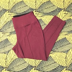Stylish Burgundy Leggings